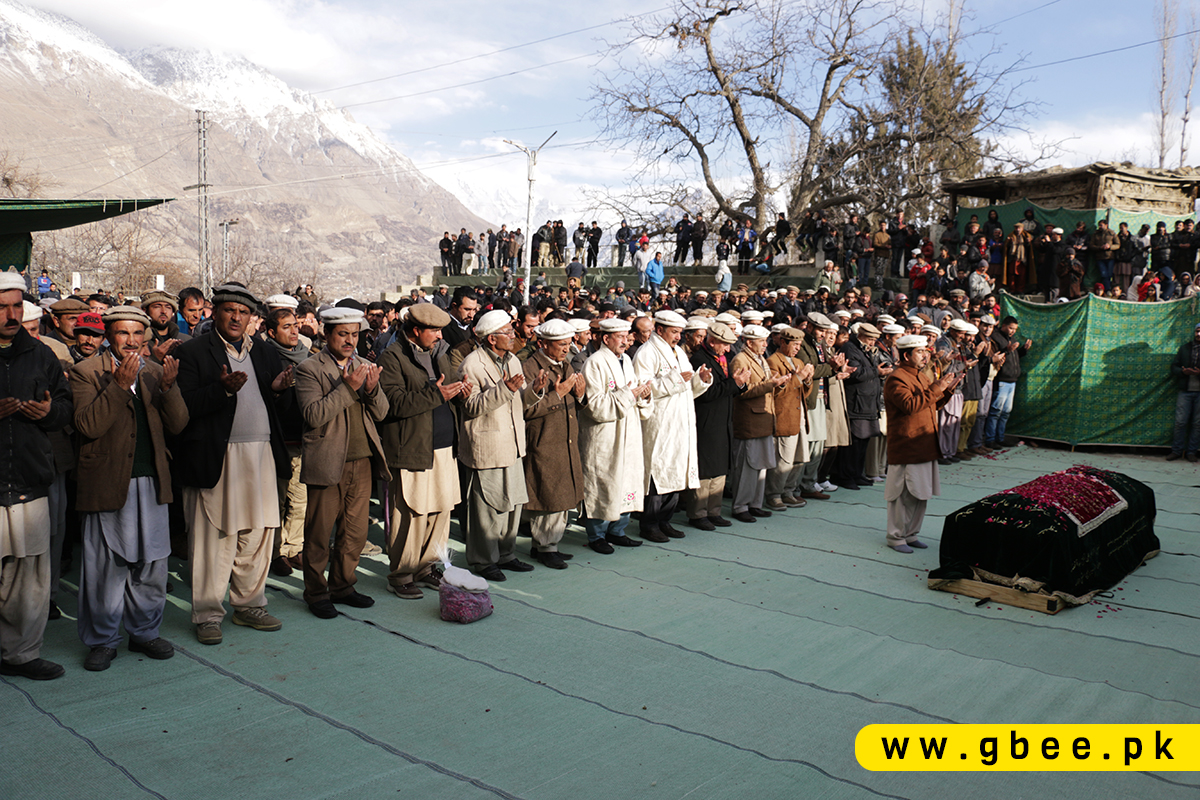 Allamah Nasir Hunza funeral